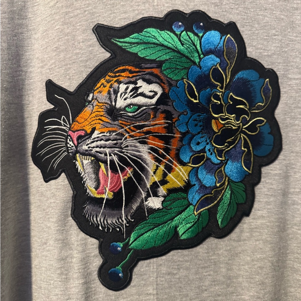 Tigress Lily Hanes Heather Grey Size 2XL - Picture 2 of 6